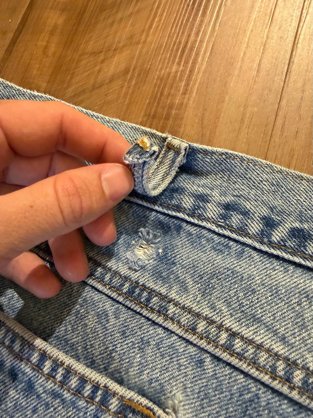 Carhartt Men’s Jeans Relaxed Fit 48x30 Light Blue Jeans - Picture 6 of 6